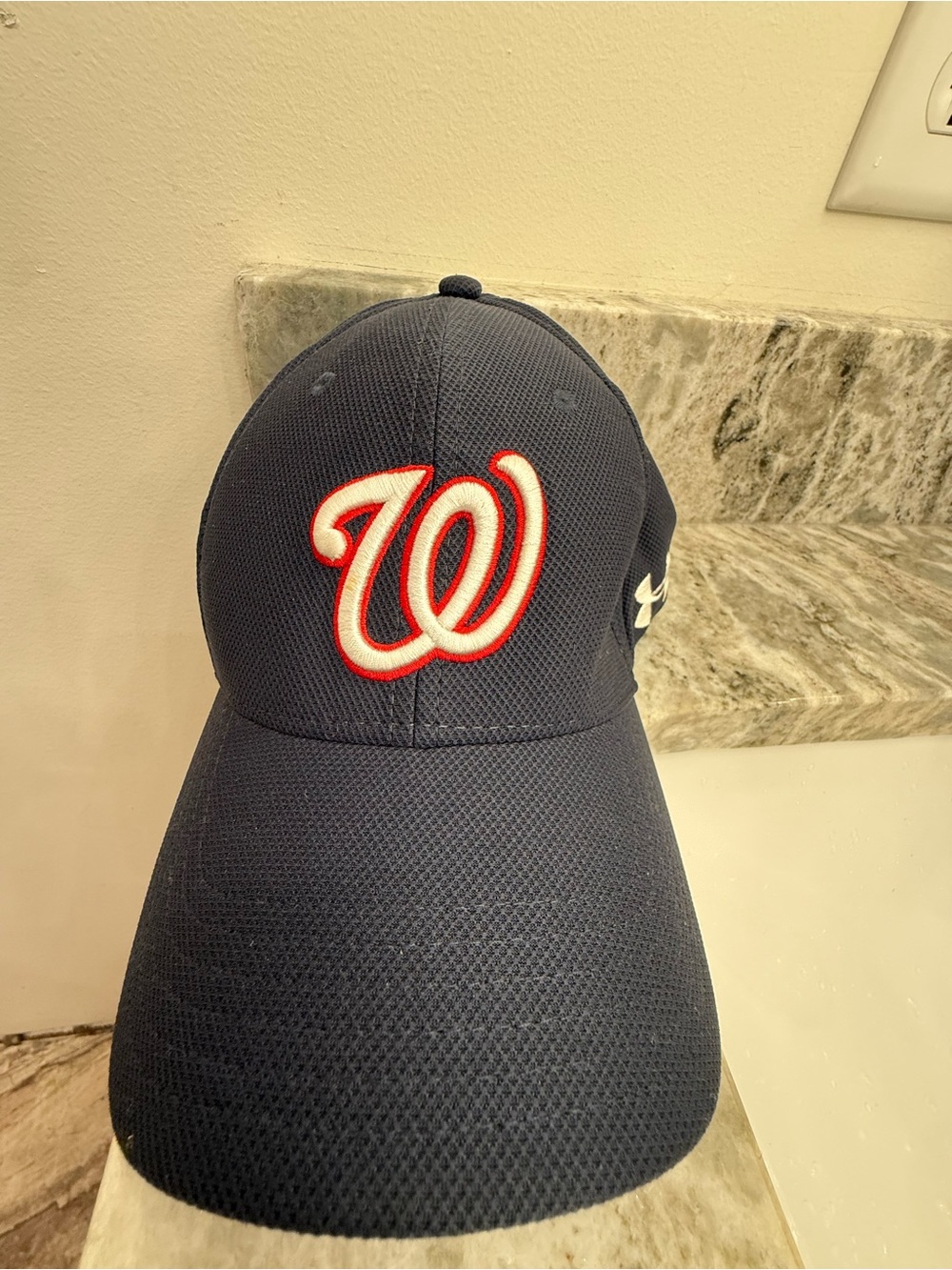 Under Armour Washington Nationals MLB Gray Performance Adjustable Cap OS